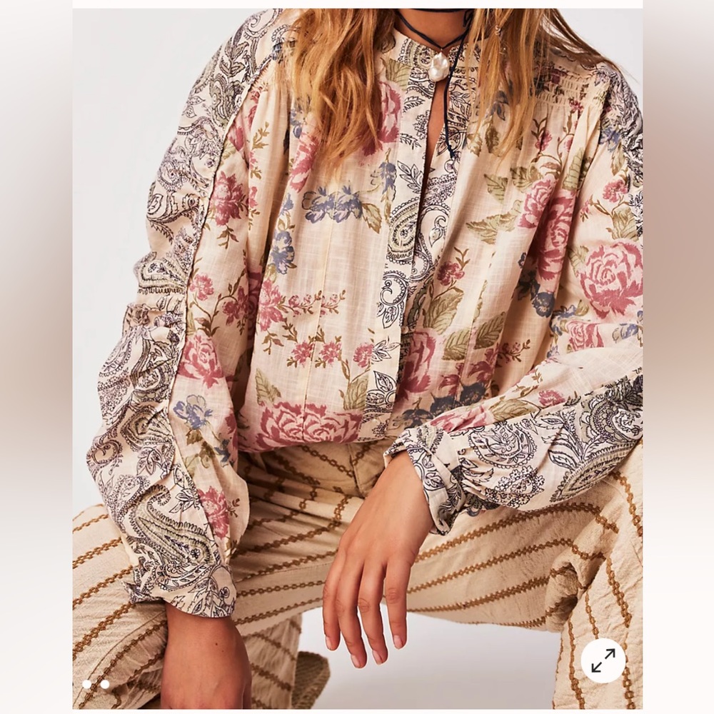 Free People Maraya printed top